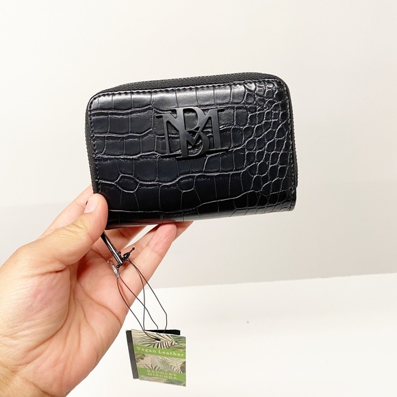 Badgley Mischka Bags Bradley Mischka Vegan Leather Croc Wallet